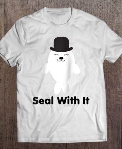 Seal With It White Sea Lion Lover T-SHIRT NT