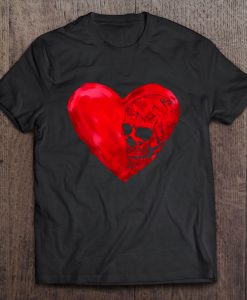 Skull Heart T-SHIRT NT