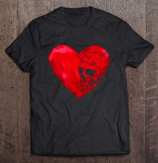 Skull Heart T-SHIRT NT