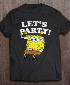 Spongebob Squarepants Lets Party T-SHIRT NT