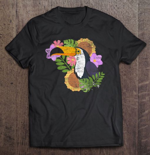 Tropic Nature Zoo Animals Bird Toucan T-SHIRT NT