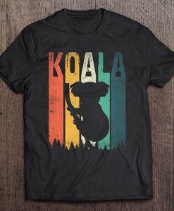 Vintage Koala Sunset Retro Animal Koala T-SHIRT NT