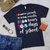 100 days of School t shirt RJ22