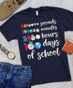 100 days of School t shirt RJ22