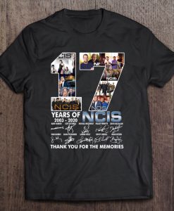 17 Years Of NCIS 2003-2020 Thank You For The Memories T-SHIRT NT