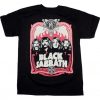 BLACK SABBATH Red Flames t shirt RJ22