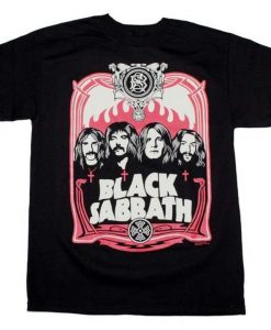 BLACK SABBATH Red Flames t shirt RJ22