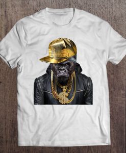 Grumpy Gorilla As Hip Hop Rapper T-SHIRT NT