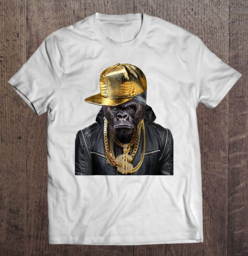 Grumpy Gorilla As Hip Hop Rapper T-SHIRT NT