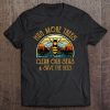 Hug More Trees Clean Our Seas & Save The Bees Vintage Version T-SHIRT NT