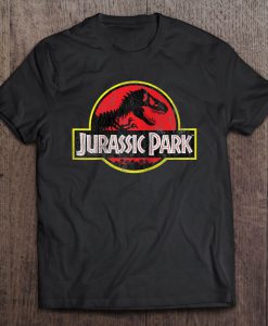 Jurassic Park Logo Grunge Version T-SHIRT NT