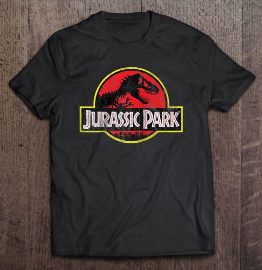 Jurassic Park Logo Grunge Version T-SHIRT NT