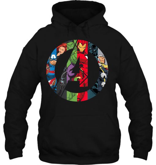 Marvel Avengers A Logo HOODIE NT