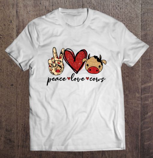 Peace Love Cows T-shirt NT