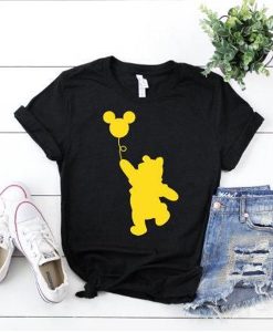 Pooh Mickey Balloon t shirt RJ22