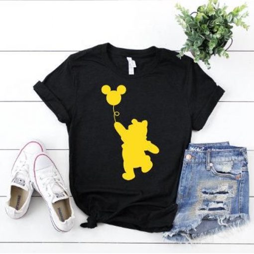 Pooh Mickey Balloon t shirt RJ22