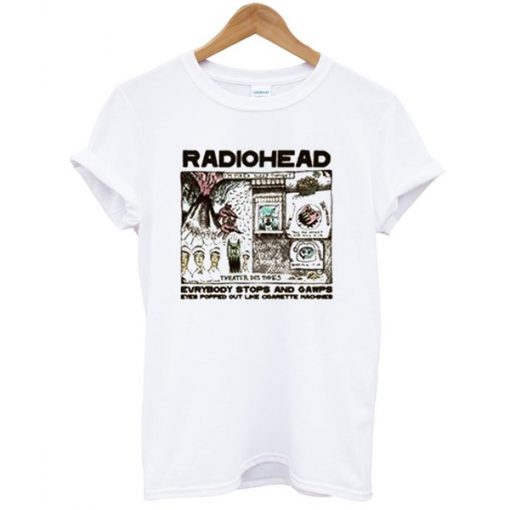 Radiohead Colored In Drawing t shirt RJ22