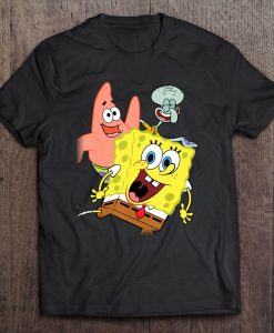 Spongebob Squarepants Patrick Squidward T-SHIRT NT