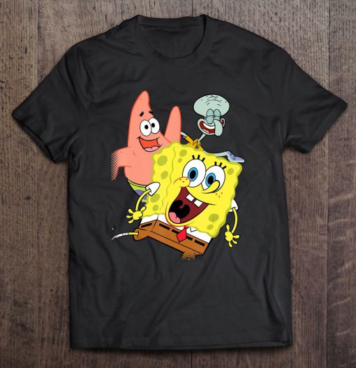 Spongebob Squarepants Patrick Squidward T-SHIRT NT