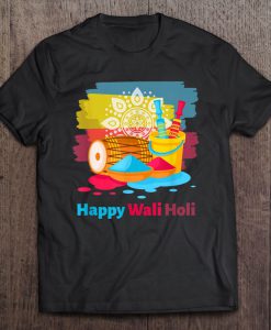 Traditional Happy Wali Holi T-SHIRT NT