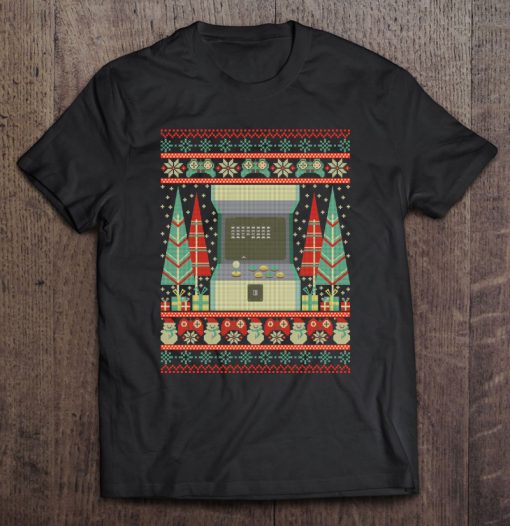 Video Game Ugly Christmas T-SHIRT NT