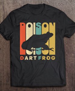 Vintage Retro Poison Dart Frog T-SHIRT NT