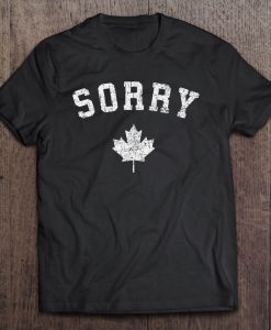 Vintage Sorry Canada T-SHIRT NT