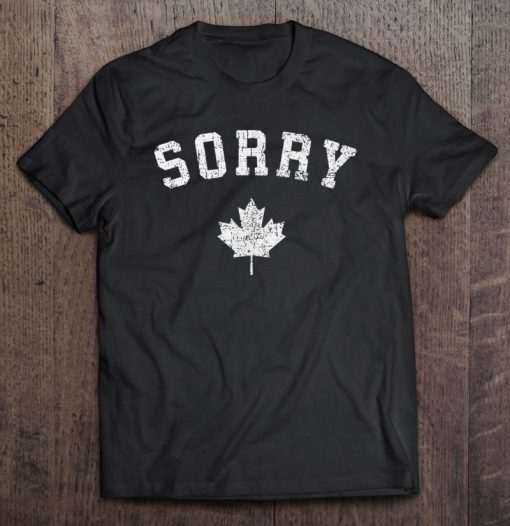 Vintage Sorry Canada T-SHIRT NT