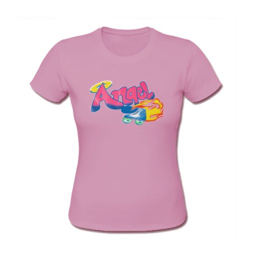 Angel Letter Print Pink t shirt RJ22