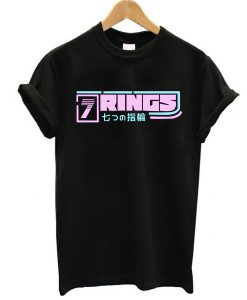 Ariana Grande 7 Rings Logo t shirt RJ22