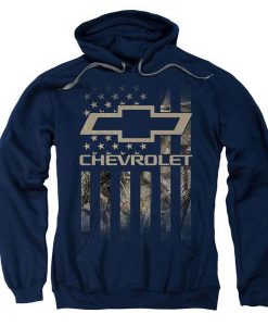 Chevrolet Camo Flag Pullover hoodie RJ22