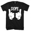 Dope Mickey Hand Graphic t shirt RJ22