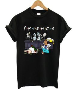 Drunk Friends Homer Simpson Bender Rick And Morty Peter Griffin Sterling Archer t shirt RJ22