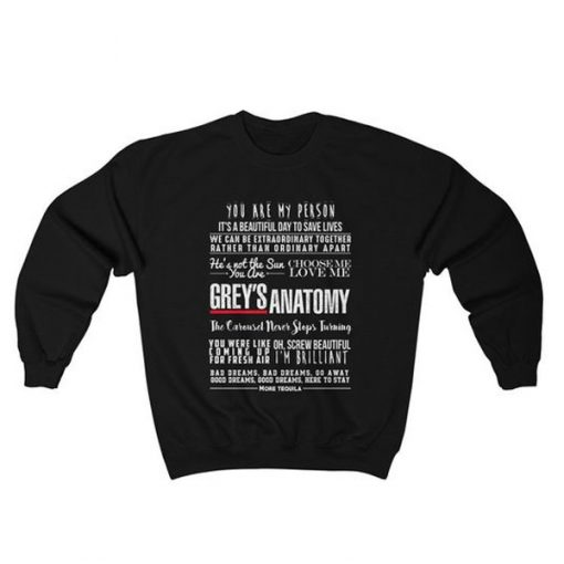 Greys Anatomy Quotes Unisex Heavy Blend Crewneck Sweatshirt RJ22