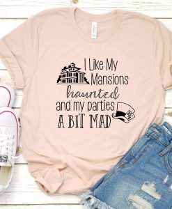 Haunted Mansion ,Mad Hatter ,Alice, Disney t shirt RJ22