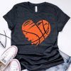 Heart Basketball t shirt RJ22