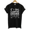 If I get campfire drunk it’s her fault camping outdoor t shirt RJ22