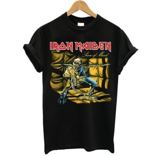 Iron Maiden Piece of Mind t shirt RJ22