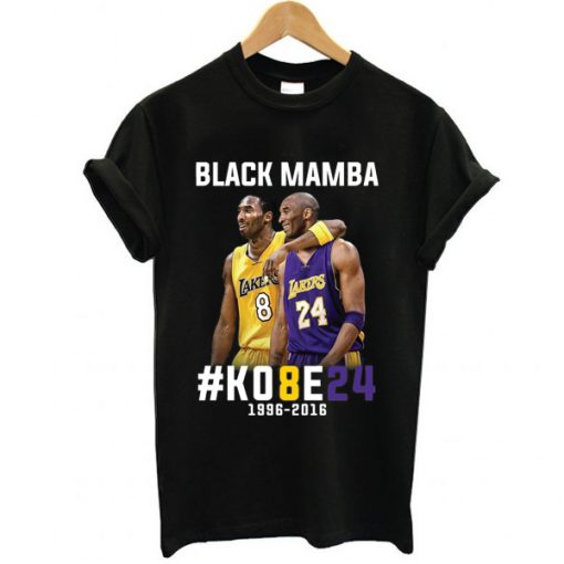 Kobe Bryant Black Mamba t shirt RJ22