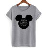 Mickey Mouse Growing Old Is Mandatory But rowing Up Is Optional t shirt RJ22