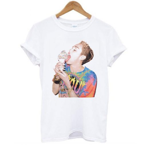 Miley Cyrus ice cream t shirt RJ22