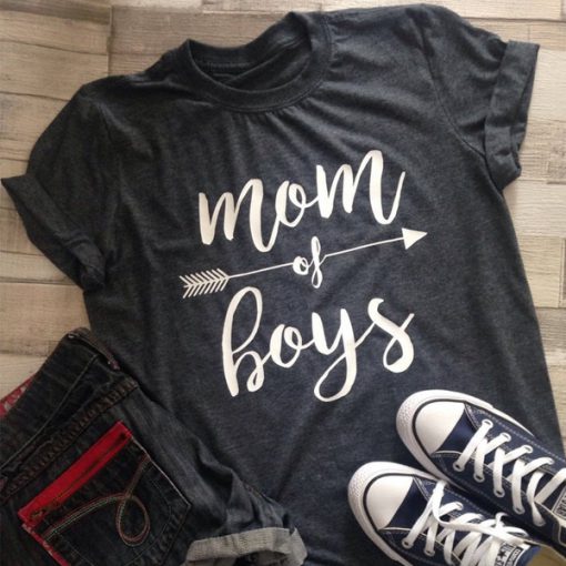 Mom of Boys t shirt RJ22