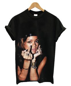 Rihanna Middle Finger t shirt RJ22