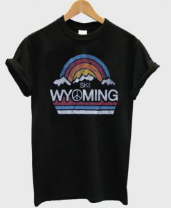 Ski Wyoming t shirt RJ22