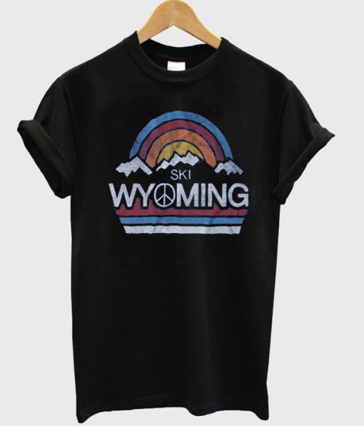 Ski Wyoming t shirt RJ22