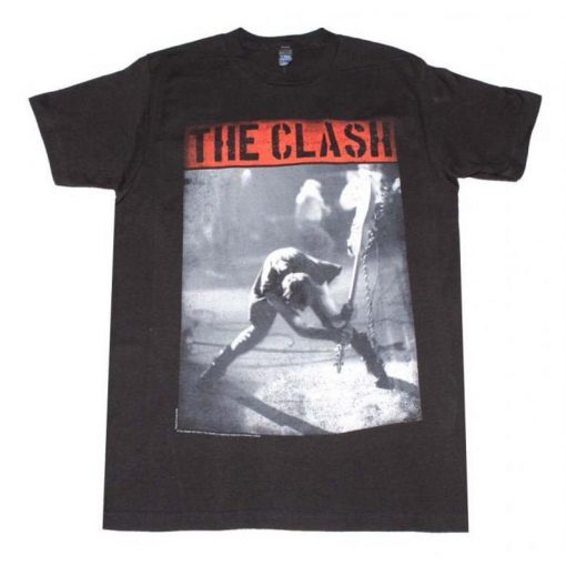 THE CLASH Smashing Guitar t shirt RJ22