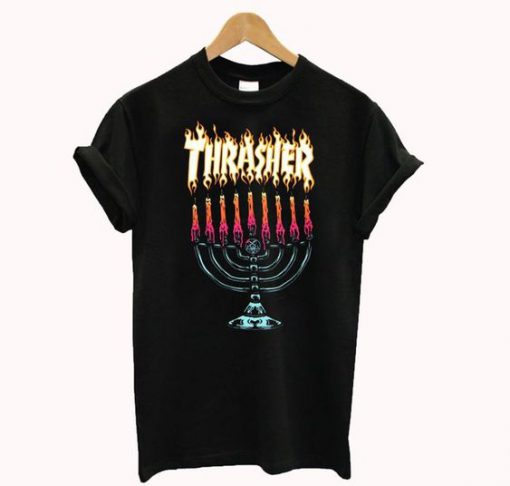 Thrasher Menorah t shirt RJ22