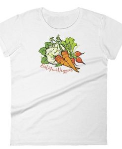 Vegan Garden Vegetable Vegetarian Womens Graphic t shirt RJ22