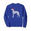 Vintage Santa Hat Greyhound Dog Sweatshirt RJ22