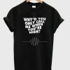 Why'd You Only Call Me When You're High t shirt RJ22